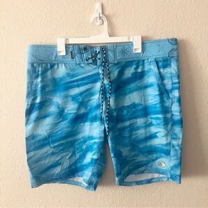 Scales Men's First Mates Bahama Current Board Shorts Size 40 Beach Summer Swim